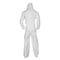 Kleenguard Disposable Coveralls, SMS Fabric, Elastic Ankle, Serged Seam, White, 20 PK KCC49127 - alternate 5